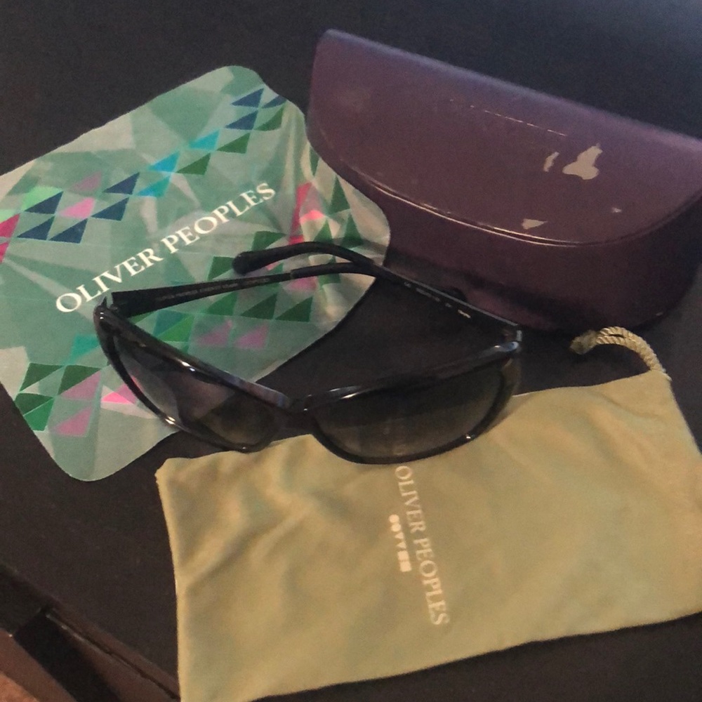 Oliver Peoples "Skyla" Sunglasses, Black